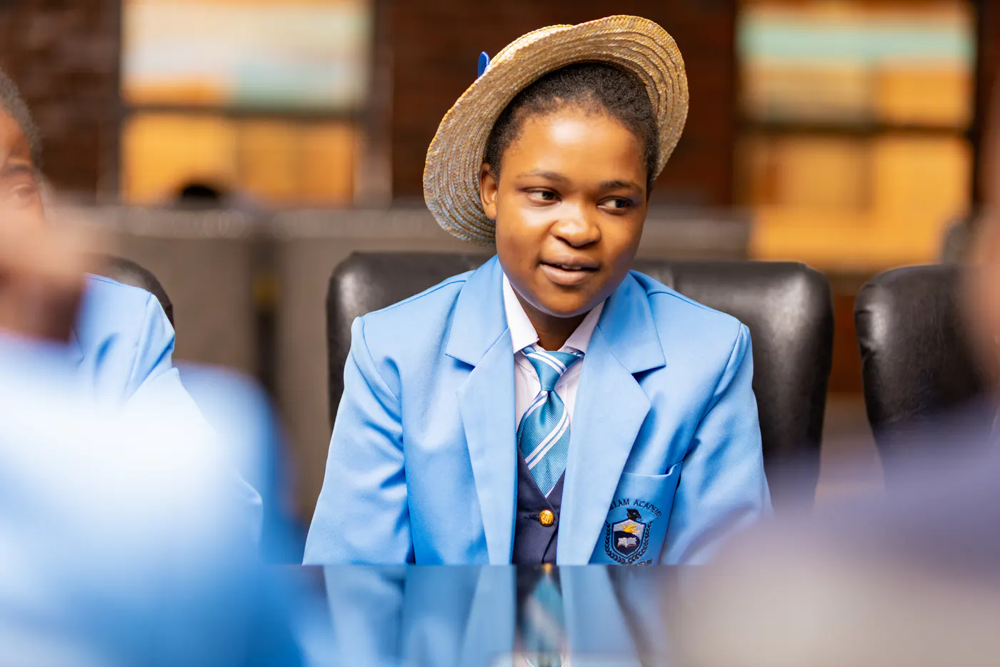 Male Adullam student in formal uniform