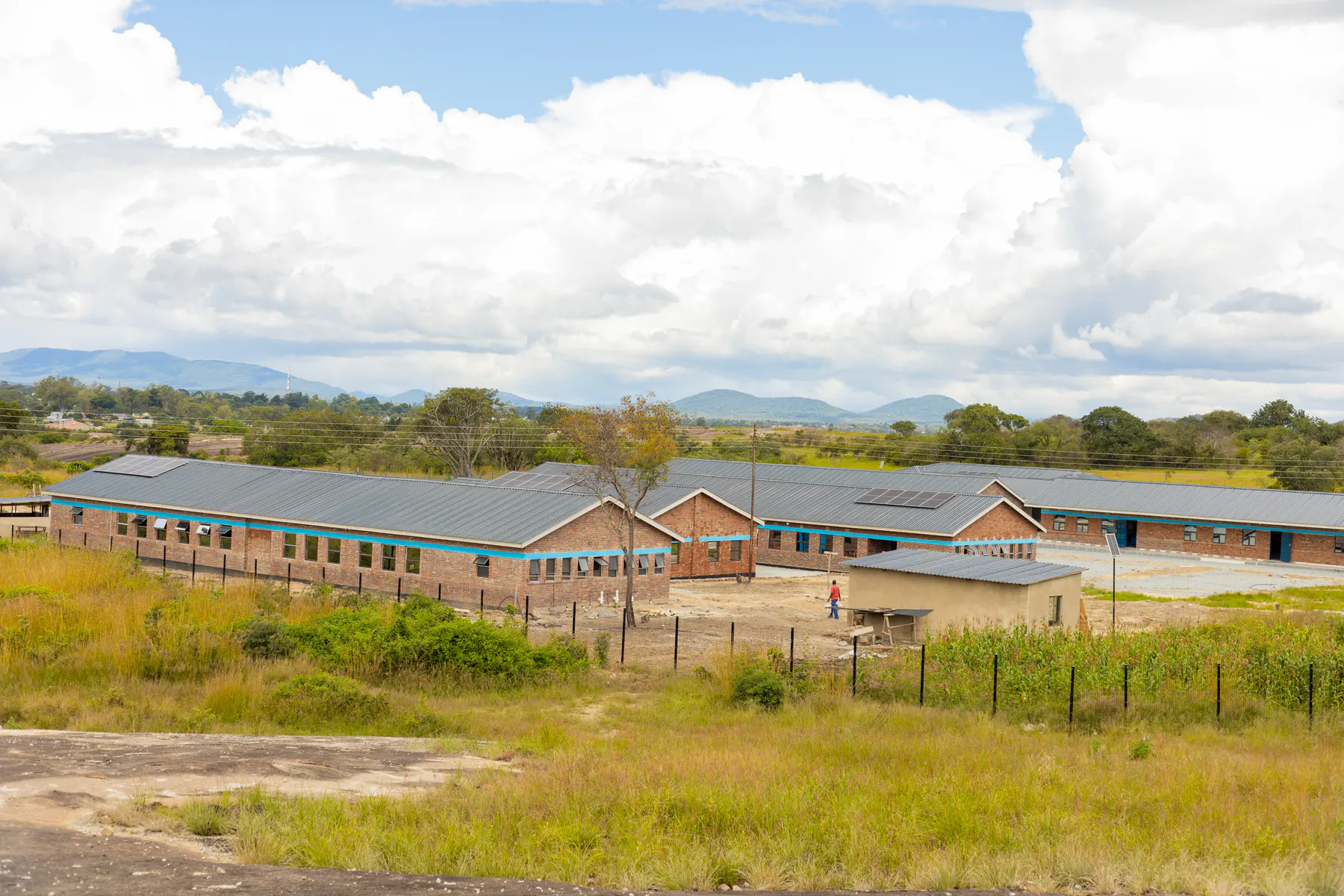Group of Adullam Academy students in uniform